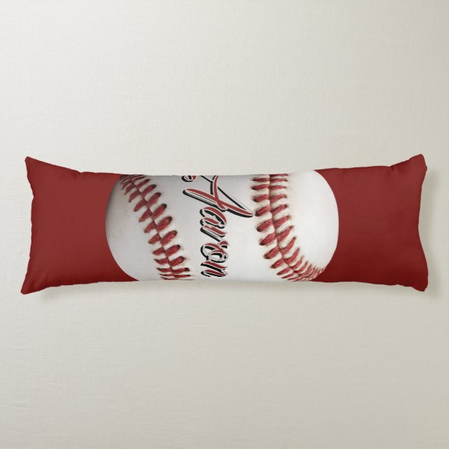 Personalized Baseball Body Pillow (Front)