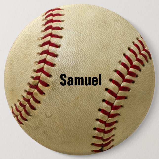 Personalized baseball button (Front)