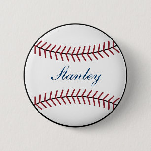 Personalized Baseball Button