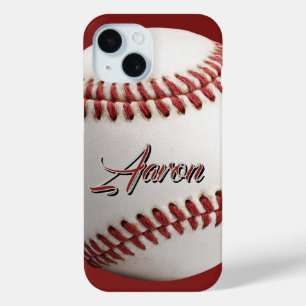  Personalized Baseball iPhone 15 Case