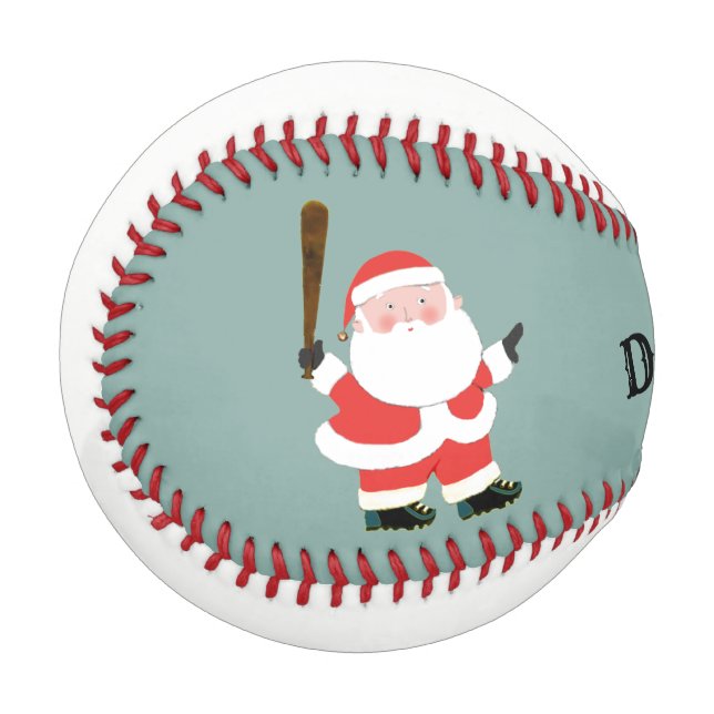 Personalized Baseball Christmas Keepsake (Front Left)