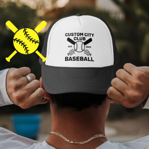 Personalized Baseball Club Gift for Players Trucker Hat