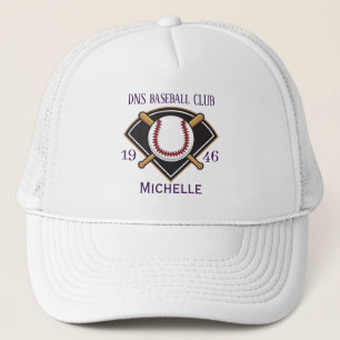 Personalized baseball Club Name Classic Trucker Hat