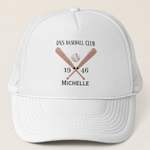 Personalized baseball Club Name Classic Trucker Hat
