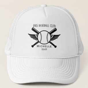Personalized baseball Club Name Classic Trucker Hat