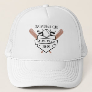 Personalized baseball Club Name Classic Trucker Hat
