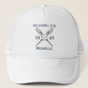 Personalized baseball Club Name Classic Trucker Hat
