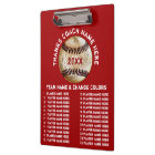 Personalized Baseball Coach Gifts in Your Colours