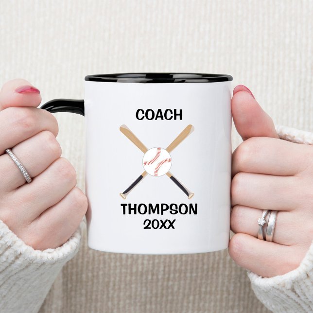 Personalized Baseball Coach Mug (Creator Uploaded)