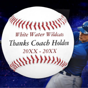 Personalized Baseball Coach Thank You Gifts