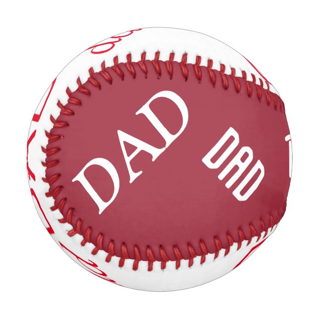 Personalized Baseball/DAD Baseball (Back Right)
