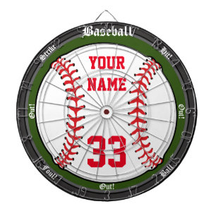 Personalized Baseball Dartboard