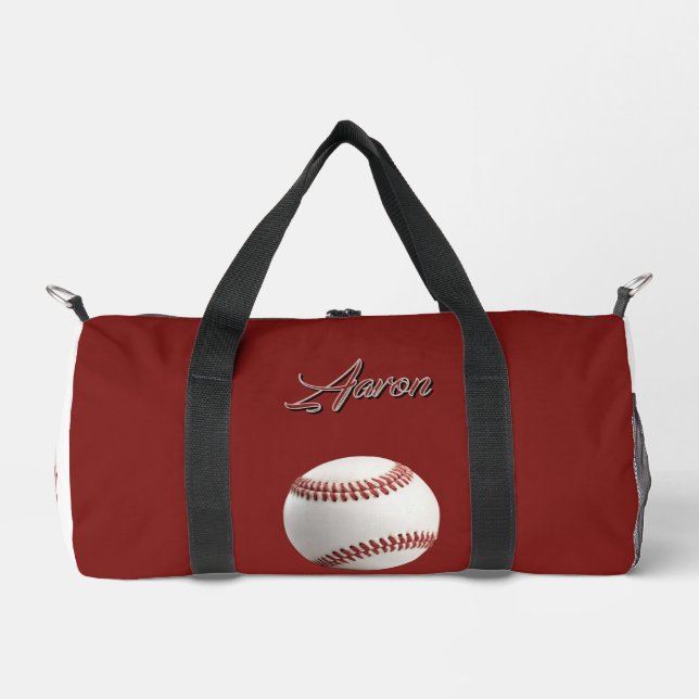  Personalized Baseball Duffle Bag (Front)