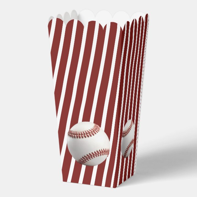  Personalized Baseball Favor Box (Back)