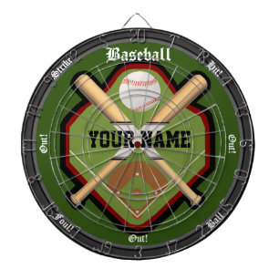 Personalized Baseball Field Dartboard