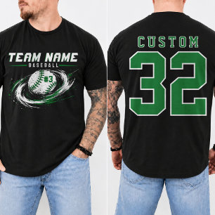 Personalized Baseball Game Day Team  T-Shirt