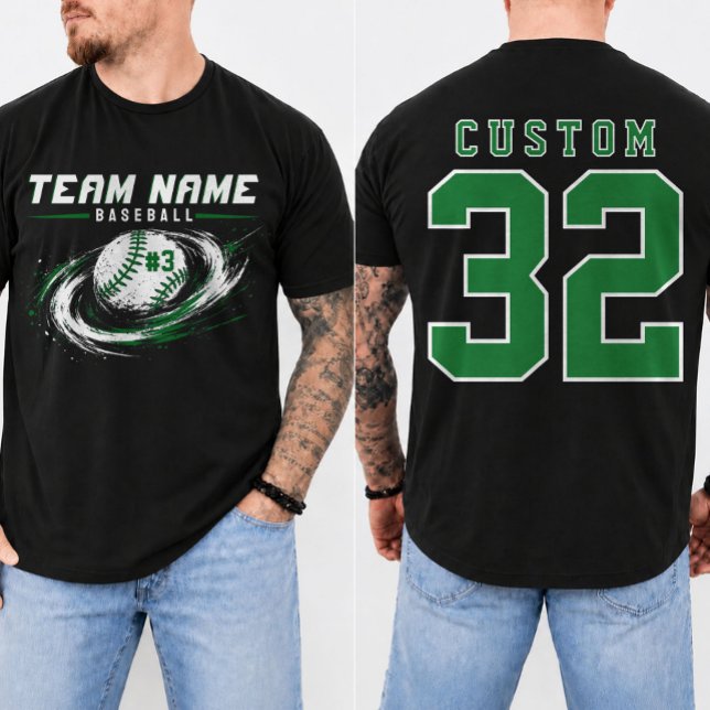 Personalized Baseball Game Day Team  T-Shirt (Creator Uploaded)
