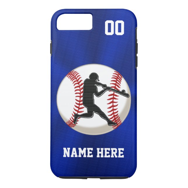 Personalized Baseball iPhone 8 Plus Case, iPhone 7 Case-Mate iPhone Case (Back)