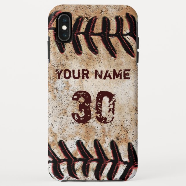 Personalized Baseball iPhone Cases NEWEST to Older (Back)