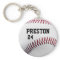 Personalized Baseball Keychain