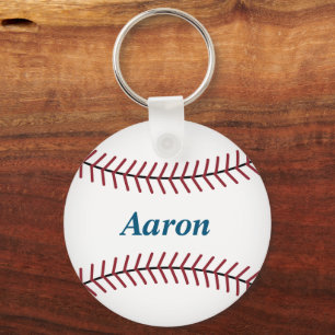 Personalized Baseball Keychain 