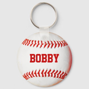 Personalized Baseball Keychain