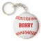 Personalized Baseball Keychain