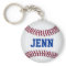 Personalized Baseball Keychain