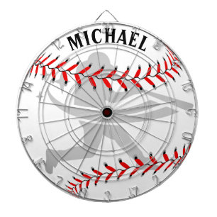 Personalized Baseball Lace Dartboard