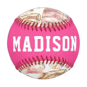 Personalized Baseball Luxury Girl Birthday