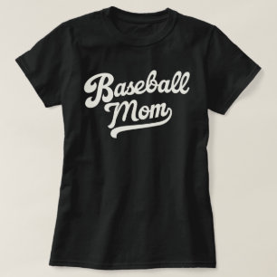 Personalized Baseball Mom Custom Jersey Number T-Shirt