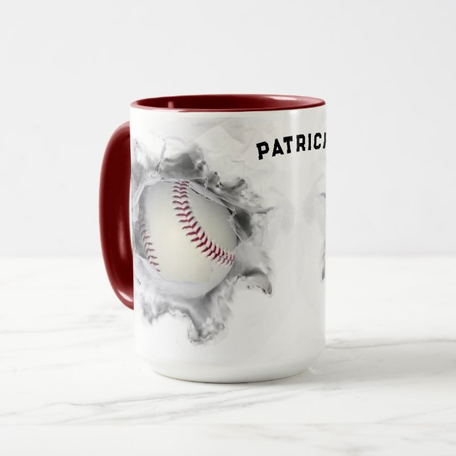 Personalized Baseball Mug (Front Left)