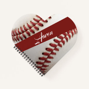  Personalized Baseball Notebook