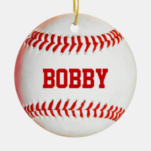 Personalized Baseball Ornament