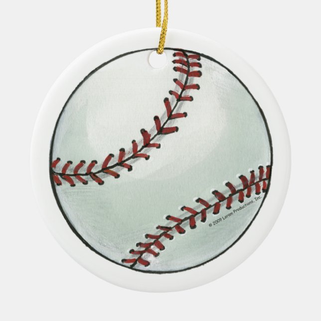 Personalized Baseball Ornament (Front)