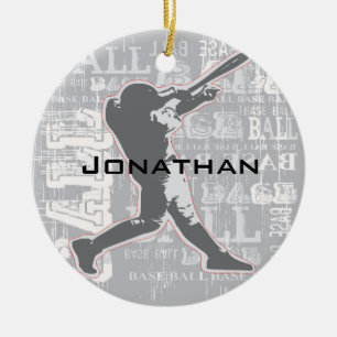 Personalized Baseball Ornament