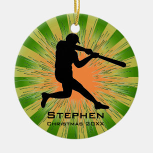 Personalized Baseball Ornament