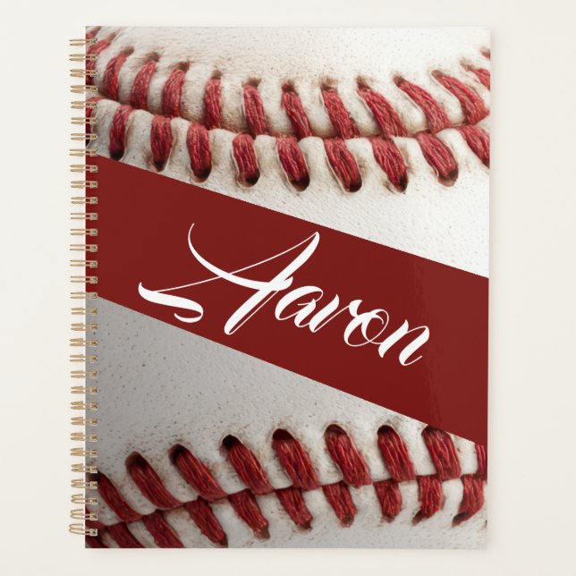  Personalized Baseball Planner (Front)