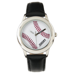 Personalized Baseball Player Coach Name Watch