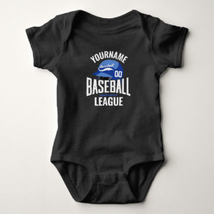 Personalized Baseball Player NAME Team Champ Club Baby Bodysuit
