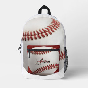 Personalized Baseball Printed Backpack