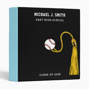 Personalized Baseball Senior Scrapbook Binder