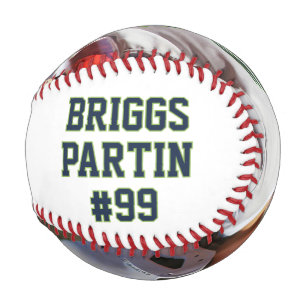 Personalized Baseball with Custom Name and Photo