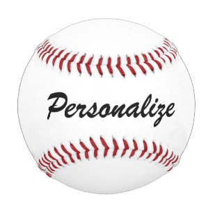 Personalized baseball with custom name or quote