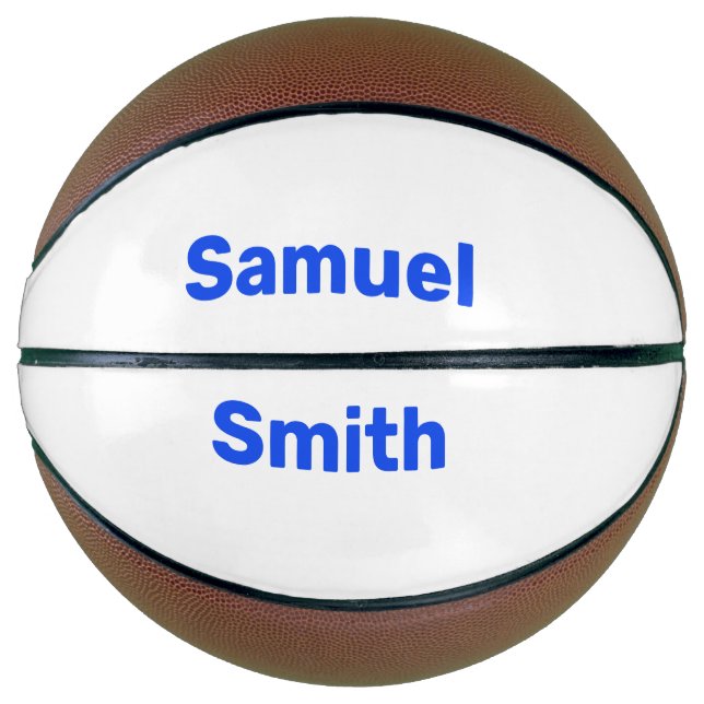 Personalized basketball (Front)