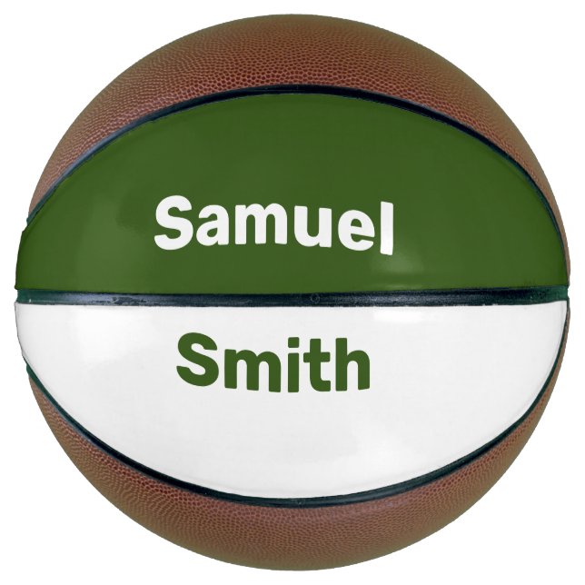 Personalized basketball (Front)
