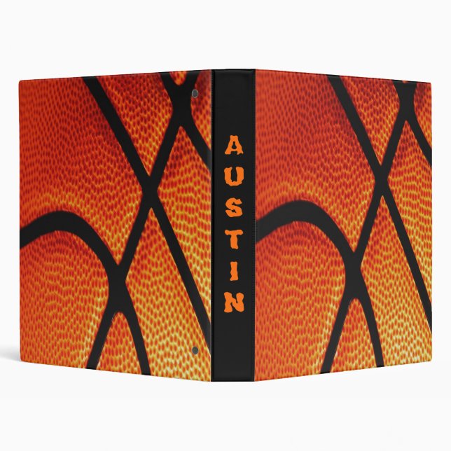 PERSONALIZED BASKETBALL aVERY BINDERS (Background)