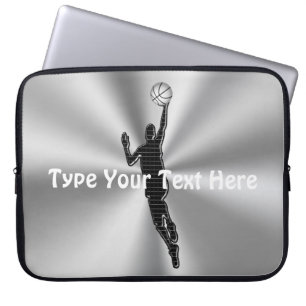 Personalized Basketball Case, 10 to 15 in Laptops Laptop Sleeve