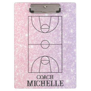 Personalized Basketball Coach Clipboard