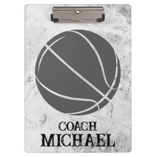 Personalized Basketball Coach Clipboard